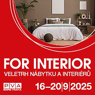 Tipy na FOR INTERIOR 2025 – co vidět a kde nás najdete