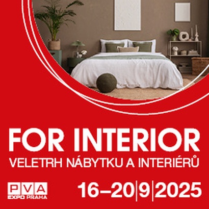 Tipy na FOR INTERIOR 2025 – co vidět a kde nás najdete