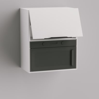 Horní skříňka na mikrovlnku 1x výklop