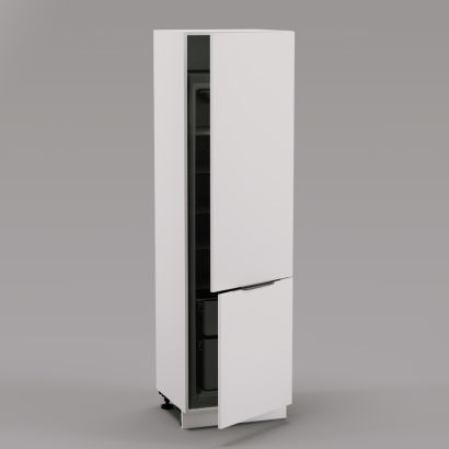 Vysoká skříňka lednicová 2x dveře